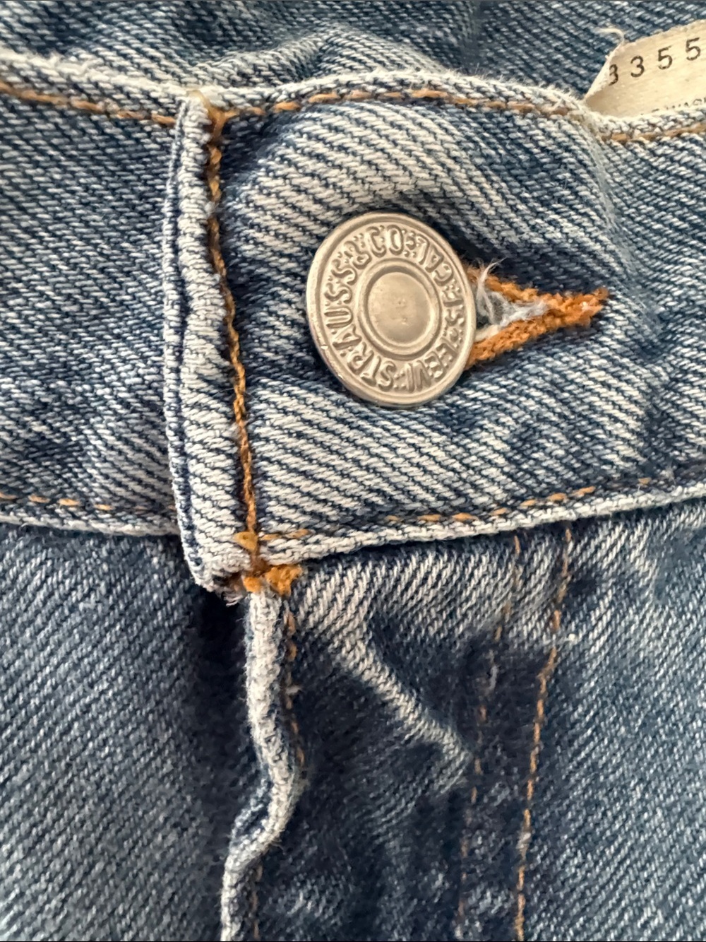 Levis Vintage 2002 Y2K 515 Blue Bootcut Jeans - Picture 4 of 7